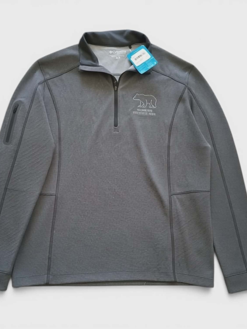 Columbia Golf Men's Slate Gray Quarter-Zip Performance Pullover